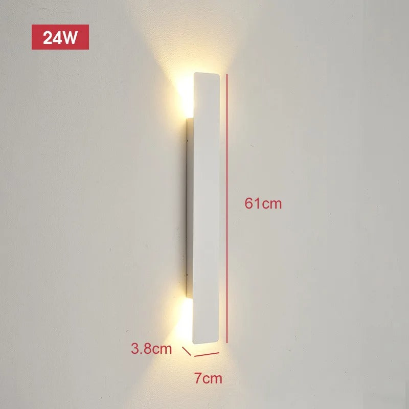 StriaGlow Wall | Slanke LED strip wandlamp voor binnen en buiten