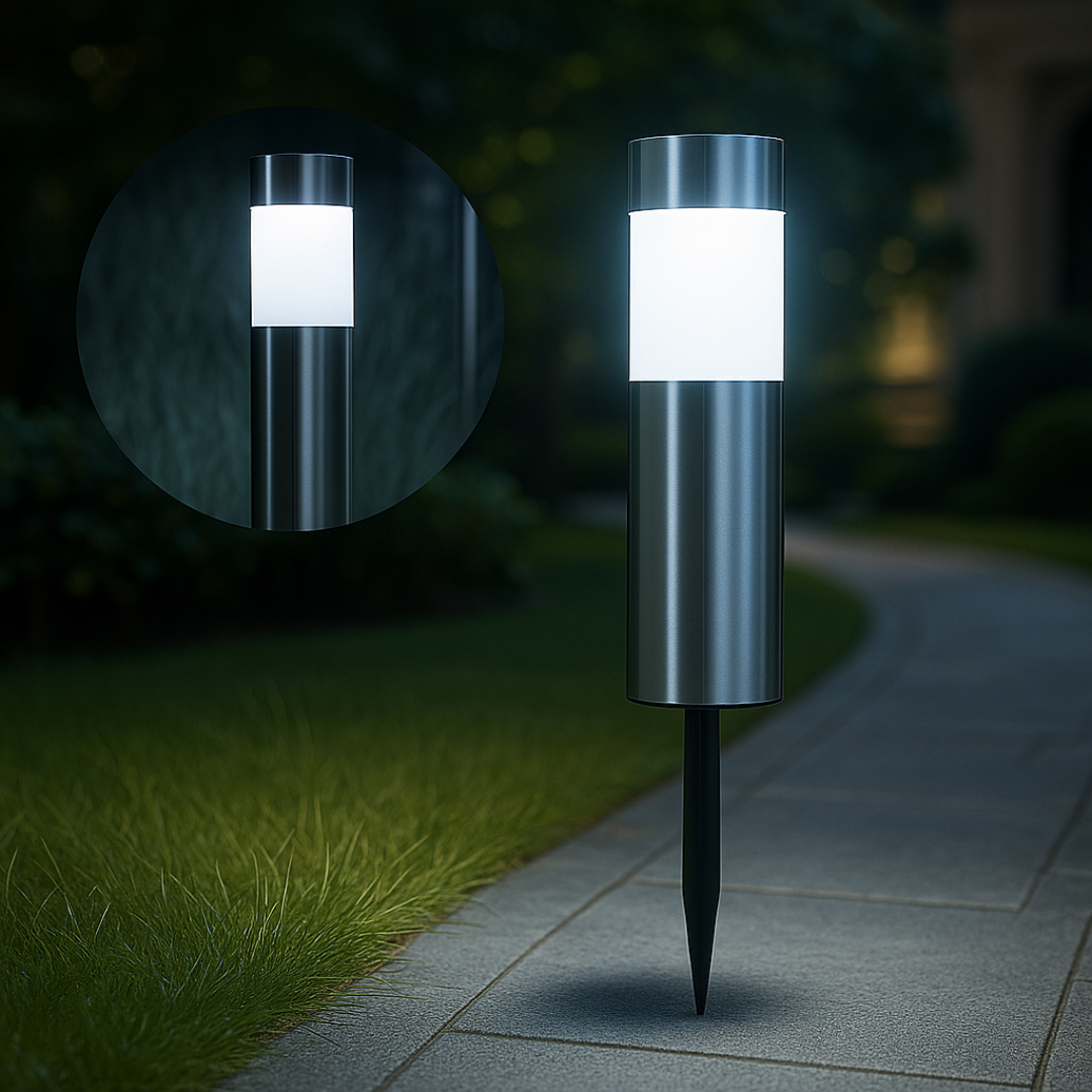 LUMAPOST SOLAR | Staande solar buitenlamp voor duurzame tuinverlichting