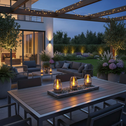 Verlichting voor een romantische tuin