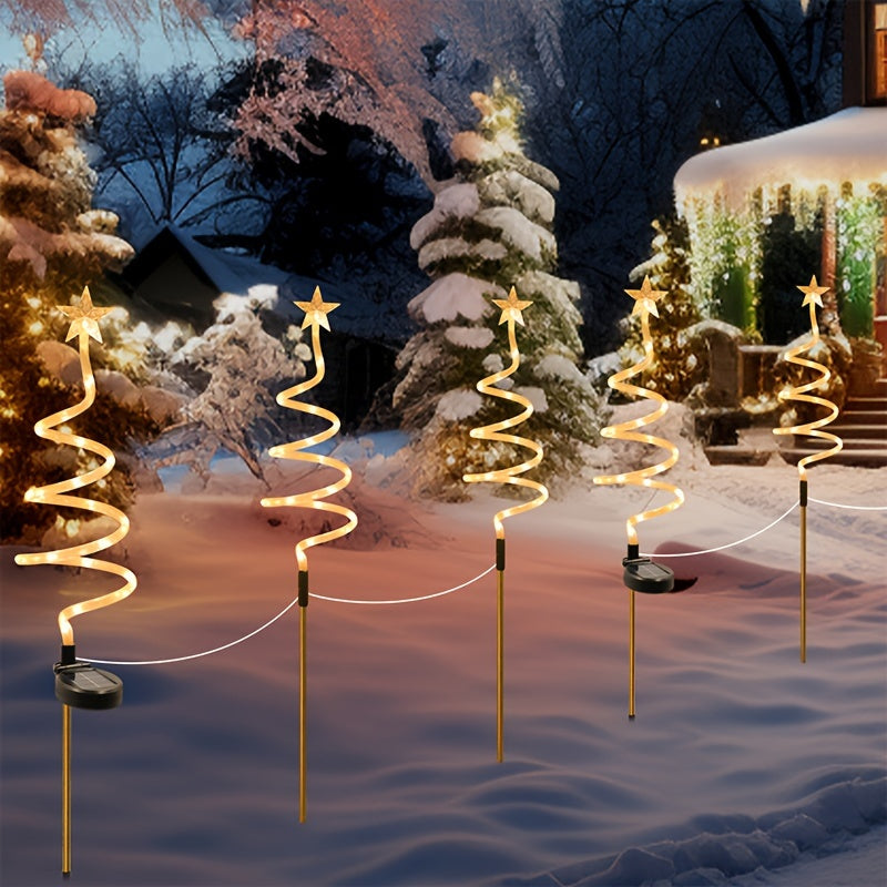 StarGrove Solar | Spiraal lamp voor buiten (set van 3)