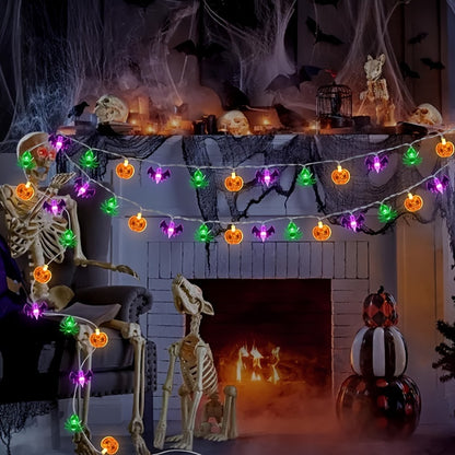 SpookyGlow | Lichtsnoer met halloweenfiguurtjes