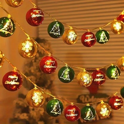 Liora | Lichtsnoer met kerstballen