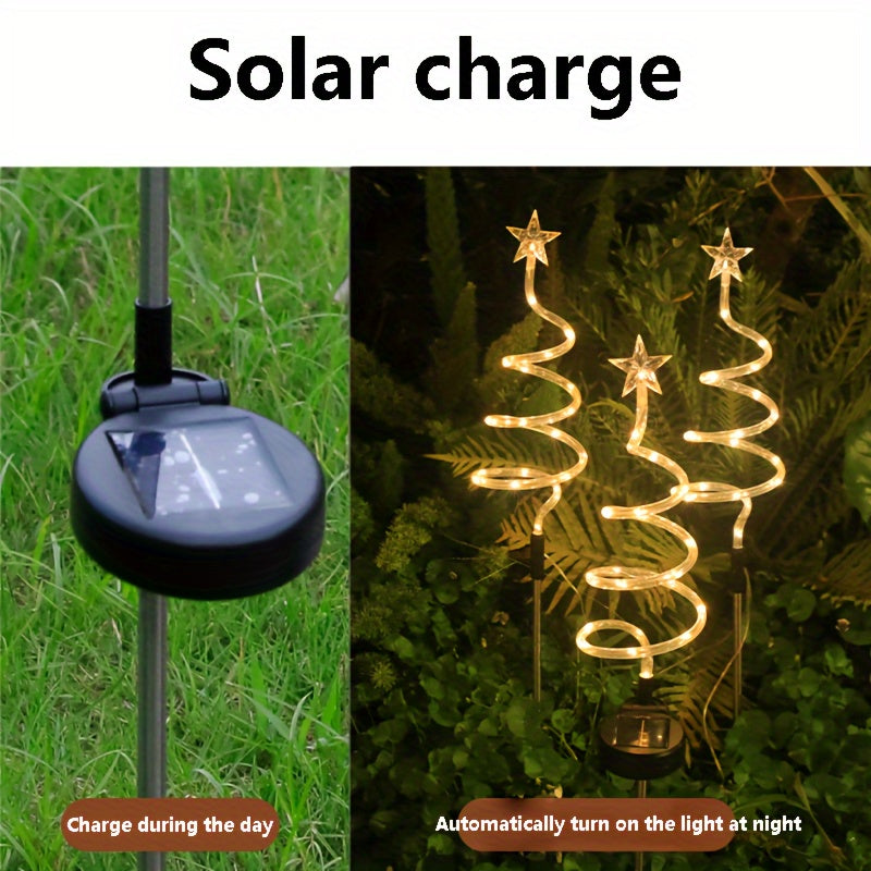StarGrove Solar | Spiraal lamp voor buiten (set van 3)