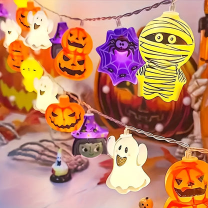 HalloweenGlow | Lichtsnoer met halloweenfiguurtjes