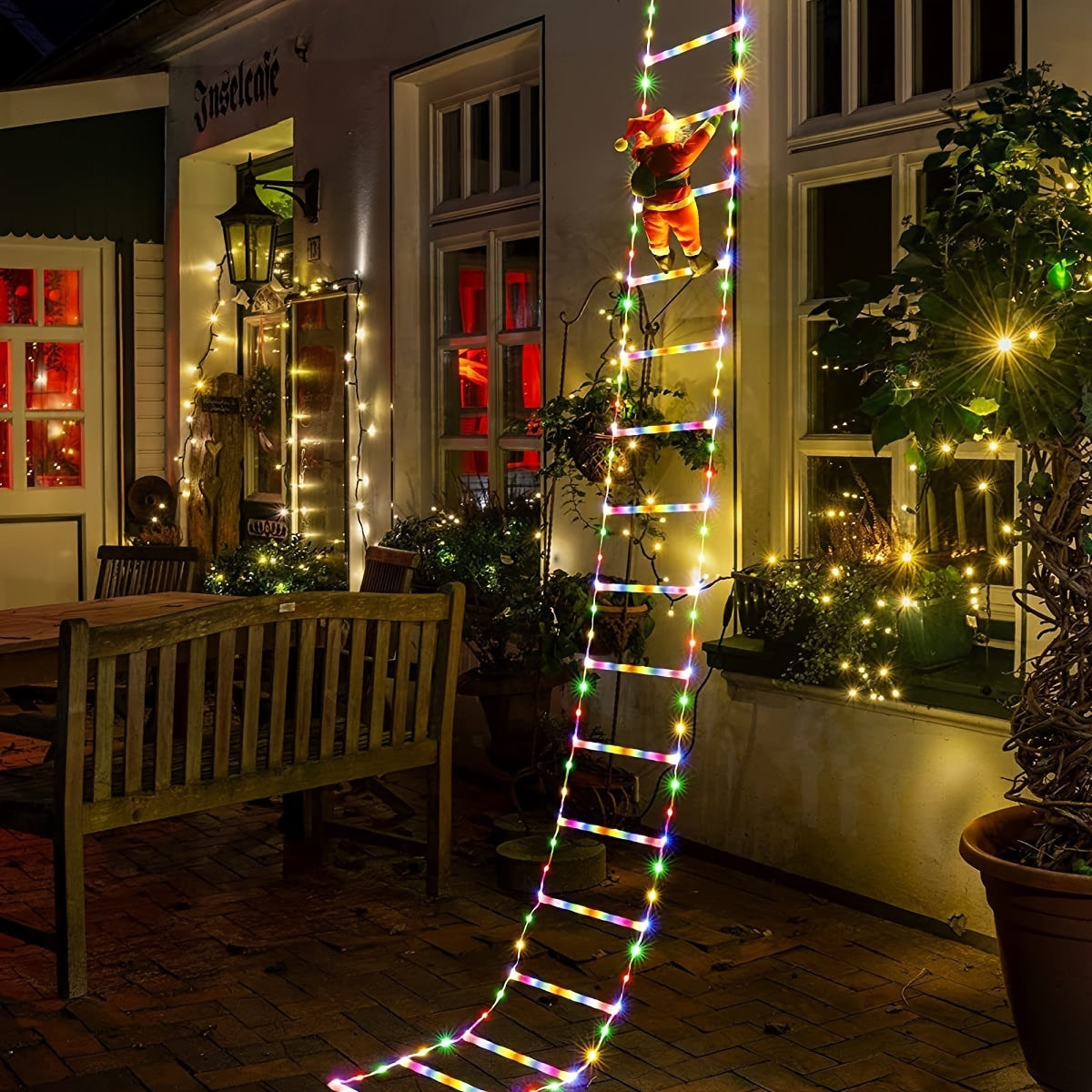 ClimbBright Festline | Klimmende kerstman
