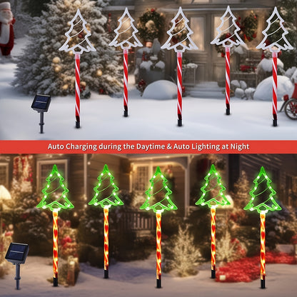 LumiFest | Zuurstok met kerstboom (set van 5)