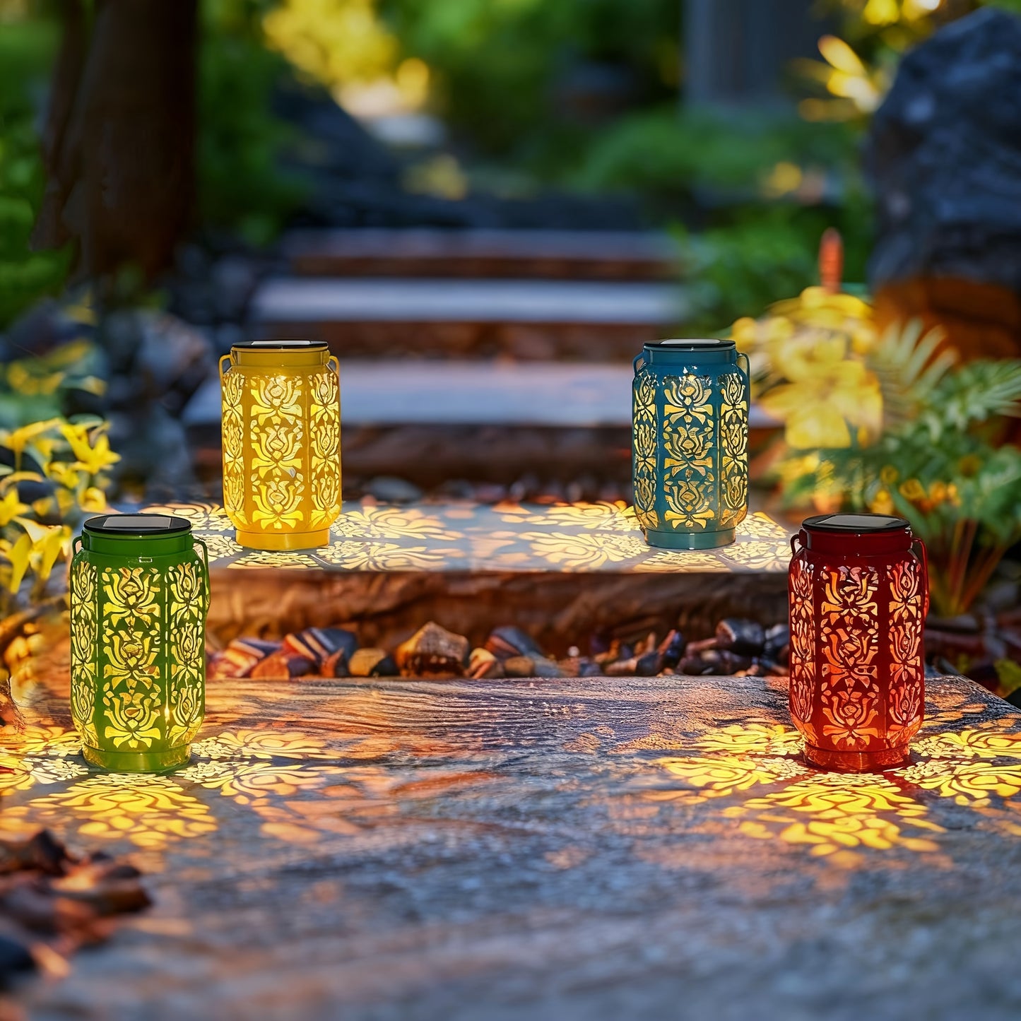 Rosara Solar | Lantaarn (set van 4)