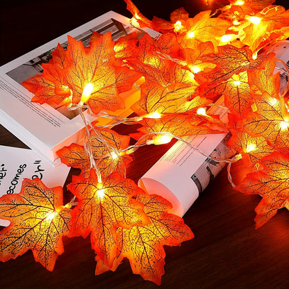 Autumn Glow Leaf | Lichtsnoer met blaadjes