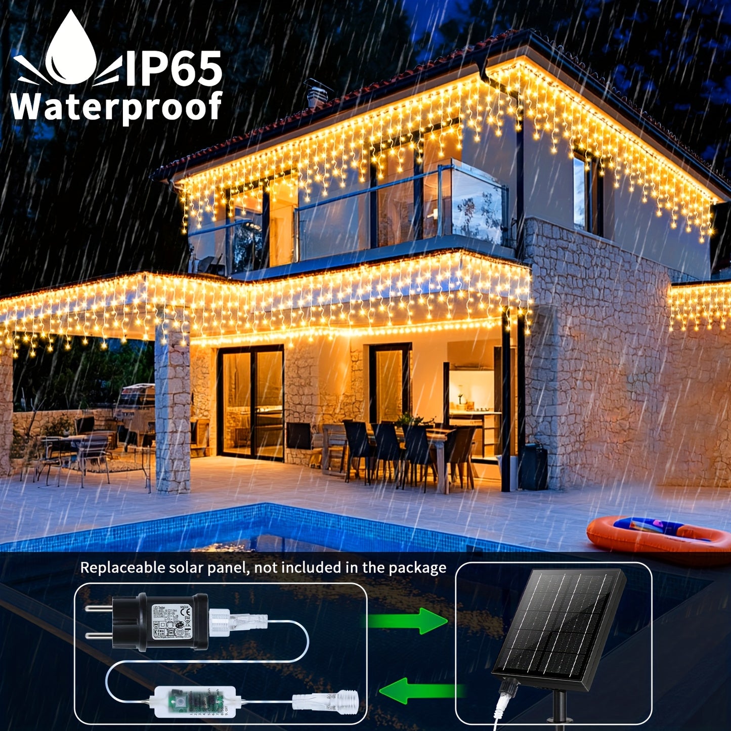 WinterCascade Pro | IJslicht slinger voor buiten