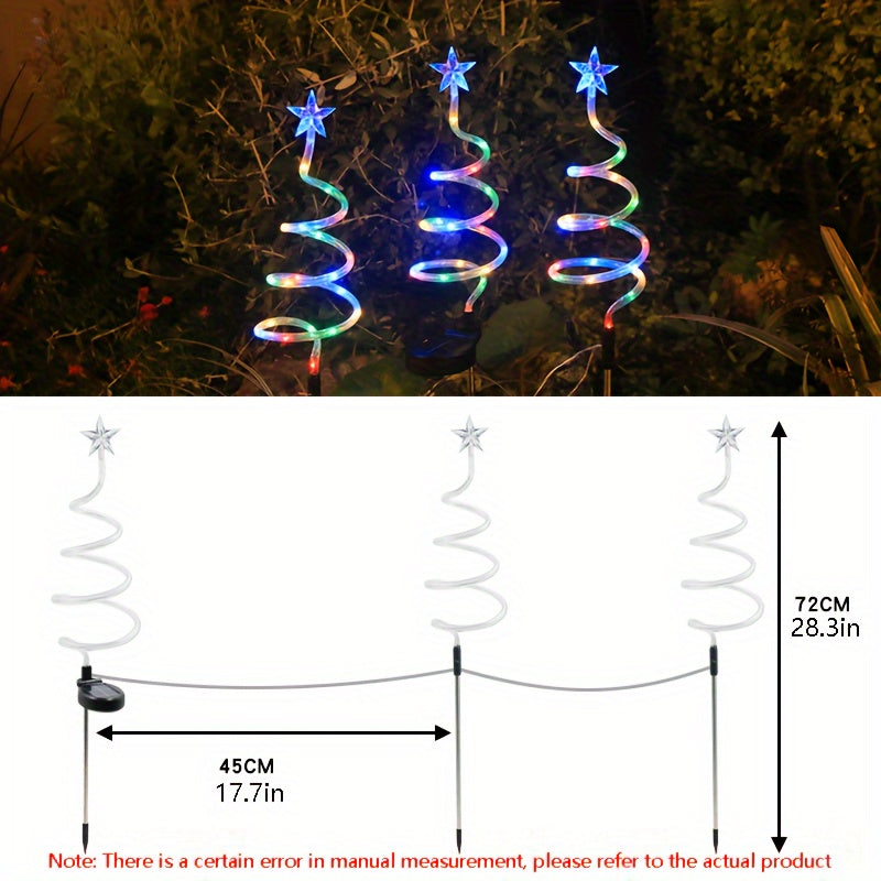 StarGrove Solar | Spiraal lamp voor buiten (set van 3)
