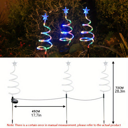 StarGrove Solar | Spiraal lamp voor buiten (set van 3)