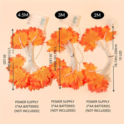 Autumn Glow Leaf | Lichtsnoer met blaadjes