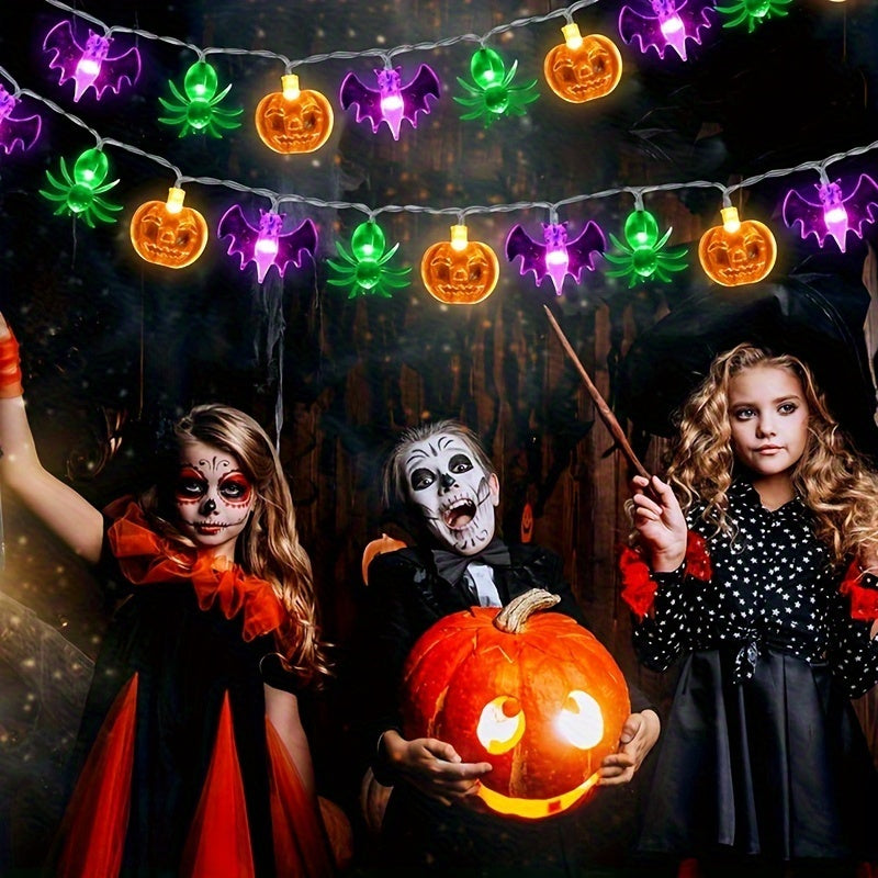 SpookyGlow | Lichtsnoer met halloweenfiguurtjes