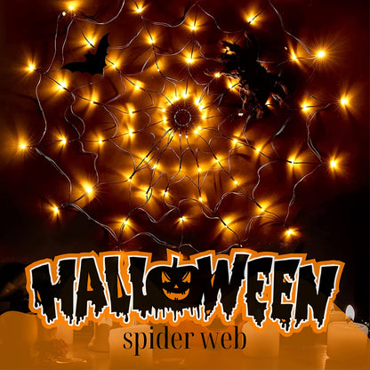 Arachnight | Spinnenweb met lampjes