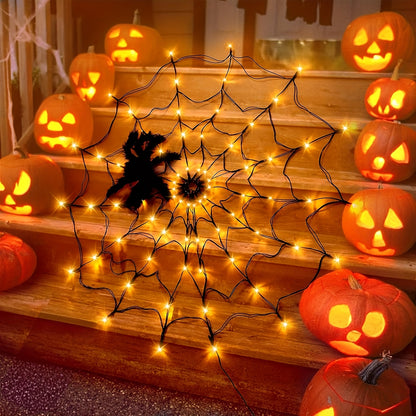 Arachnight | Spinnenweb met lampjes