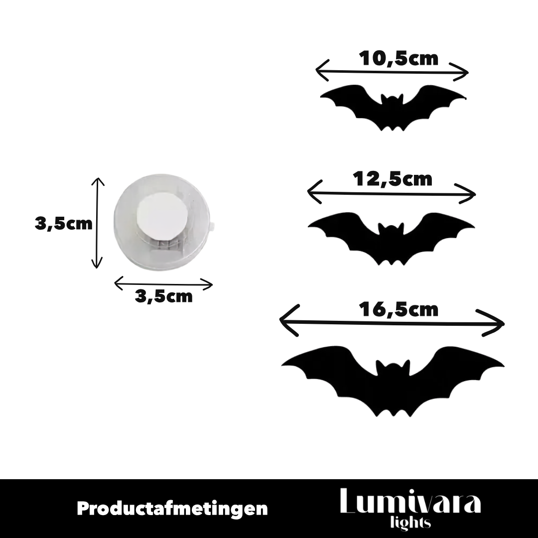 BATWING GLOW | Halloween wanddecoratie met led