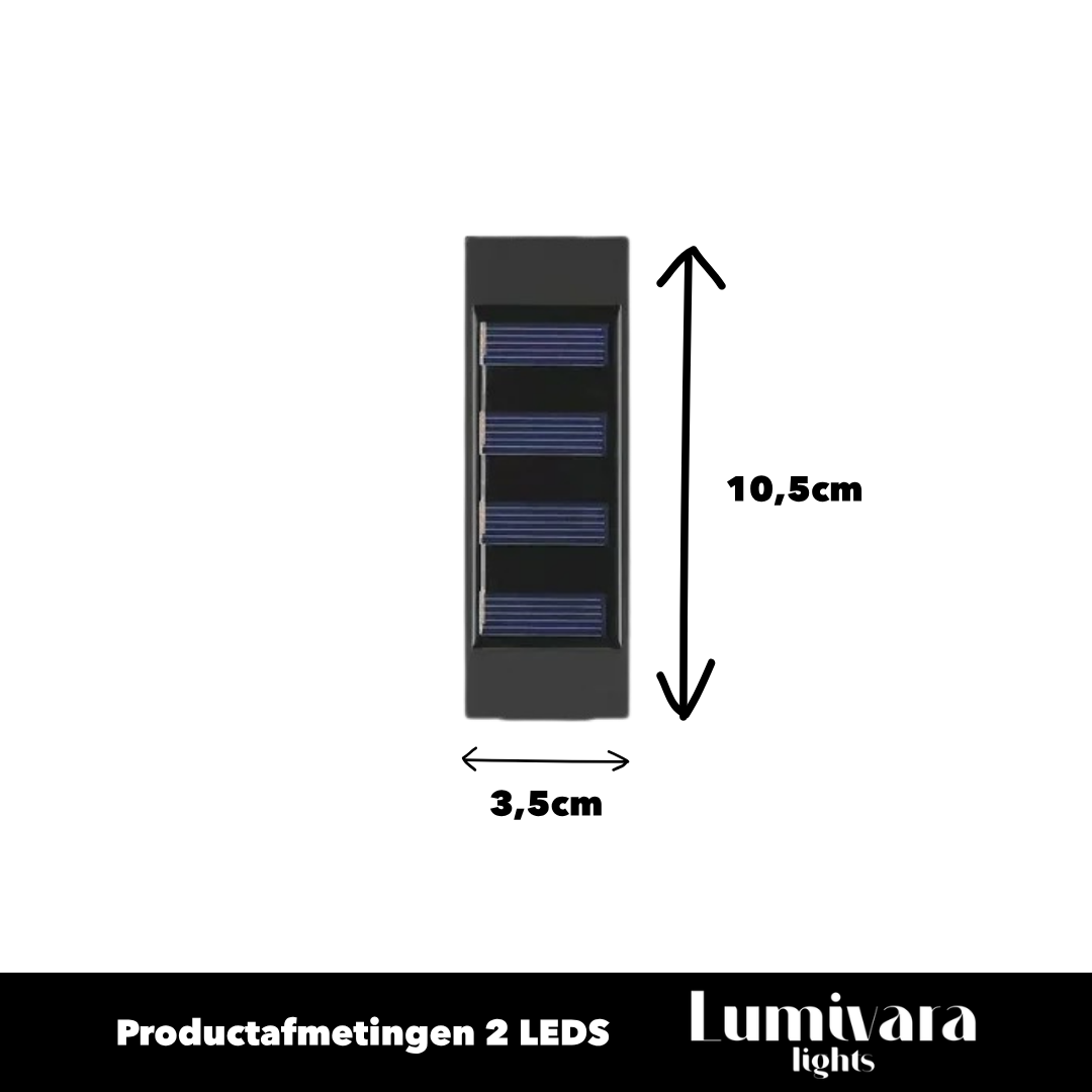GLOWARD | Solar wandlamp voor buiten
