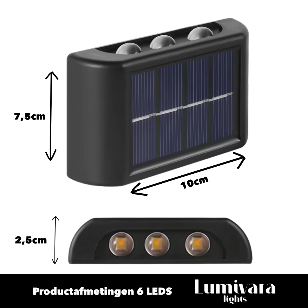 GLOWARD | Solar wandlamp voor buiten