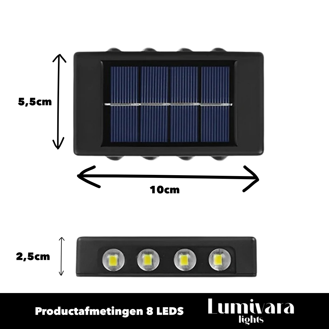 GLOWARD | Solar wandlamp voor buiten