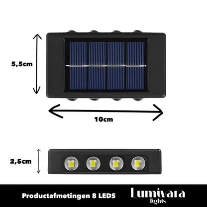 GLOWARD | Solar wandlamp voor buiten
