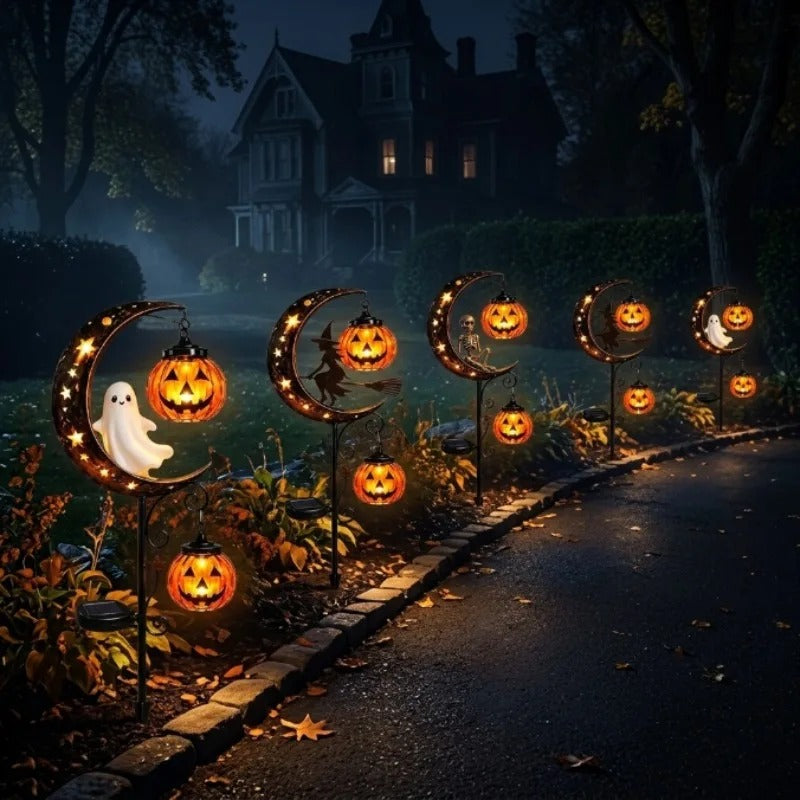 GRINSOLAR | Glanzende Halloween figuren voor buiten