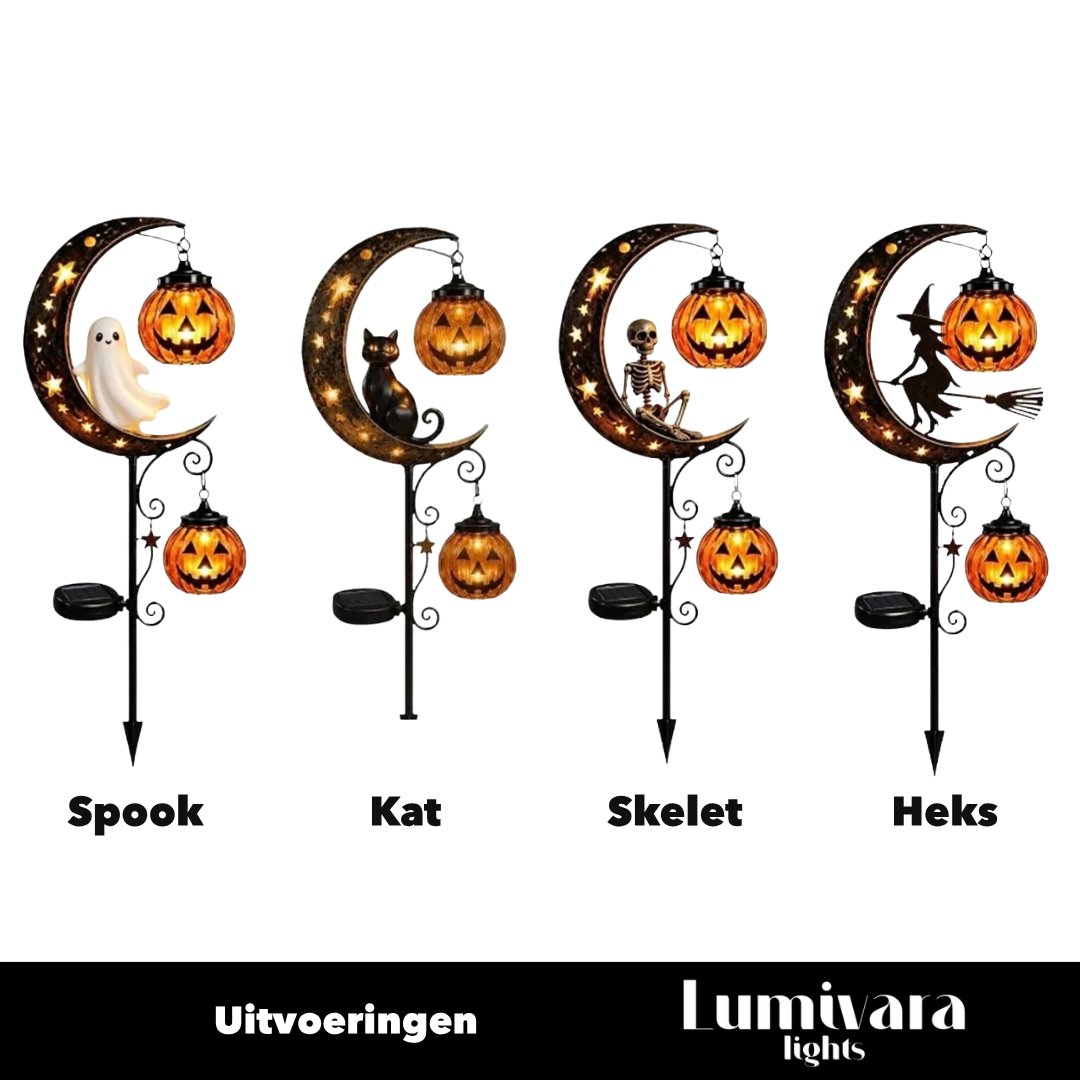 GRINSOLAR | Glanzende Halloween figuren voor buiten