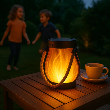 LanteraGlow Solar | Sfeervolle solar lantaarn voor warme avonden buiten