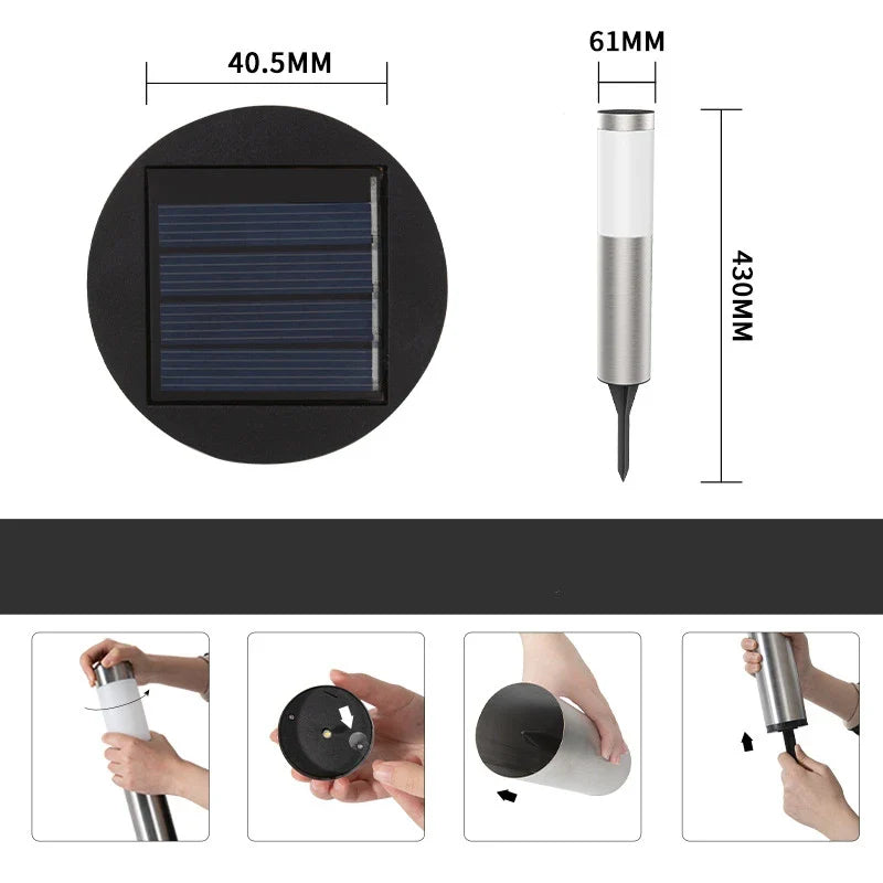 LumaPost Solar | Staande solar buitenlamp voor duurzame tuinverlichting