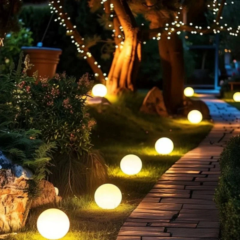 NoctaOrb Glow | Zachte LED tuinbol voor sfeervolle avonden buiten