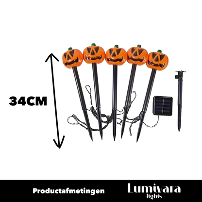 HALLOWPATH | Tuinpadlampen met pompoendesign