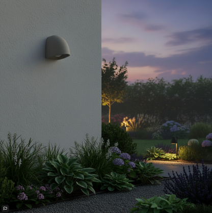 NordicTerra Wall | Minimalistische terrazzo wandlamp voor buiten