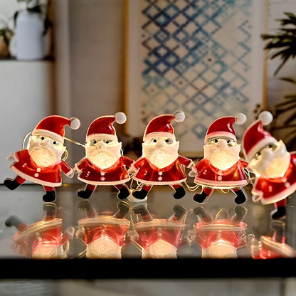 Frosty Friends Glow | Lichtsnoer met kerstmannen