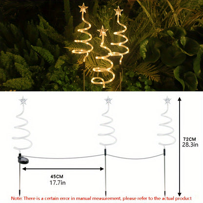 StarGrove Solar | Spiraal lamp voor buiten (set van 3)