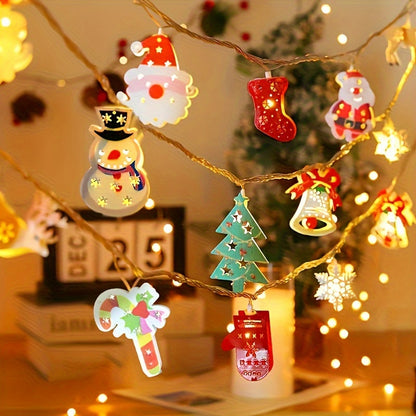 NiklasGlow | Lichtsnoer met kerstthema