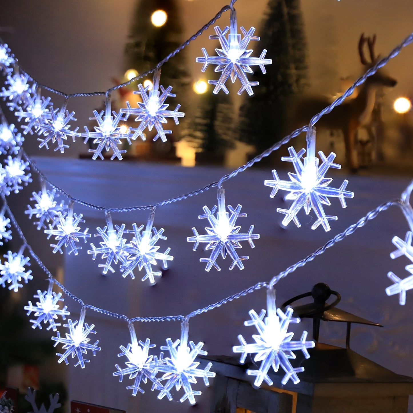 FrostLume snowlights | Lichtsnoer met sneeuwvlokjes
