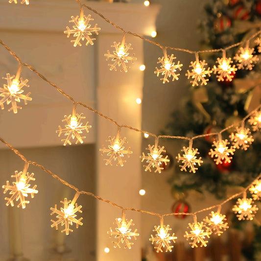 FrostLume snowlights | Lichtsnoer met sneeuwvlokjes