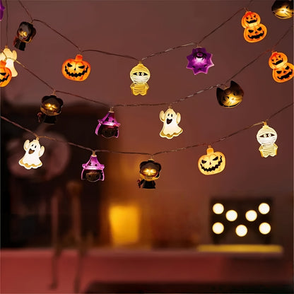 HalloweenGlow | Lichtsnoer met halloweenfiguurtjes