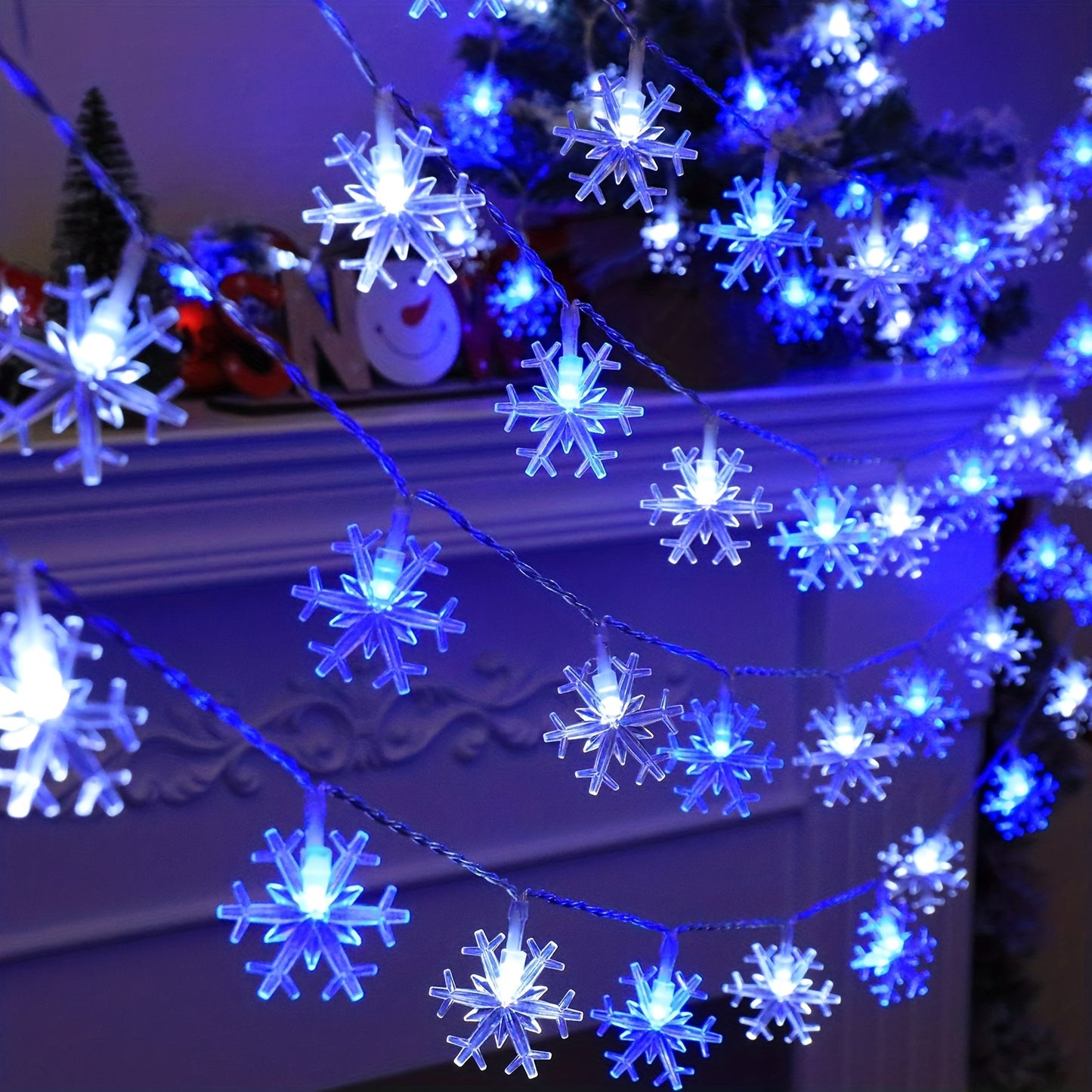 FrostLume snowlights | Lichtsnoer met sneeuwvlokjes