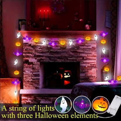 SpookLight | Lichtsnoer met halloweenfiguurtjes