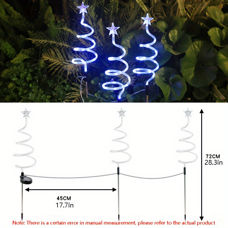 StarGrove Solar | Spiraal lamp voor buiten (set van 3)