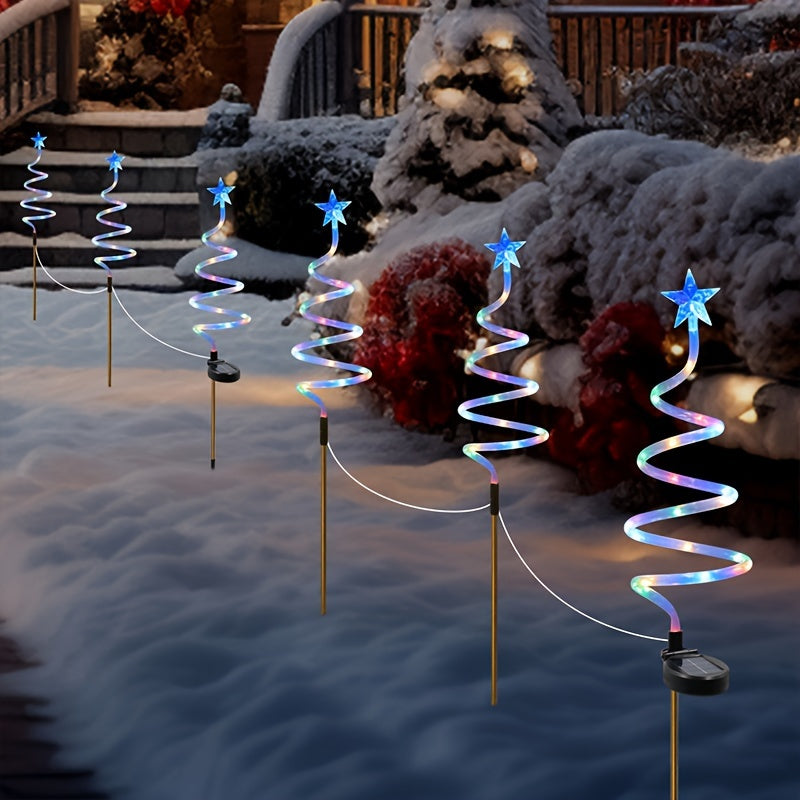 StarGrove Solar | Spiraal lamp voor buiten (set van 3)