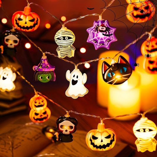 HalloweenGlow | Lichtsnoer met halloweenfiguurtjes