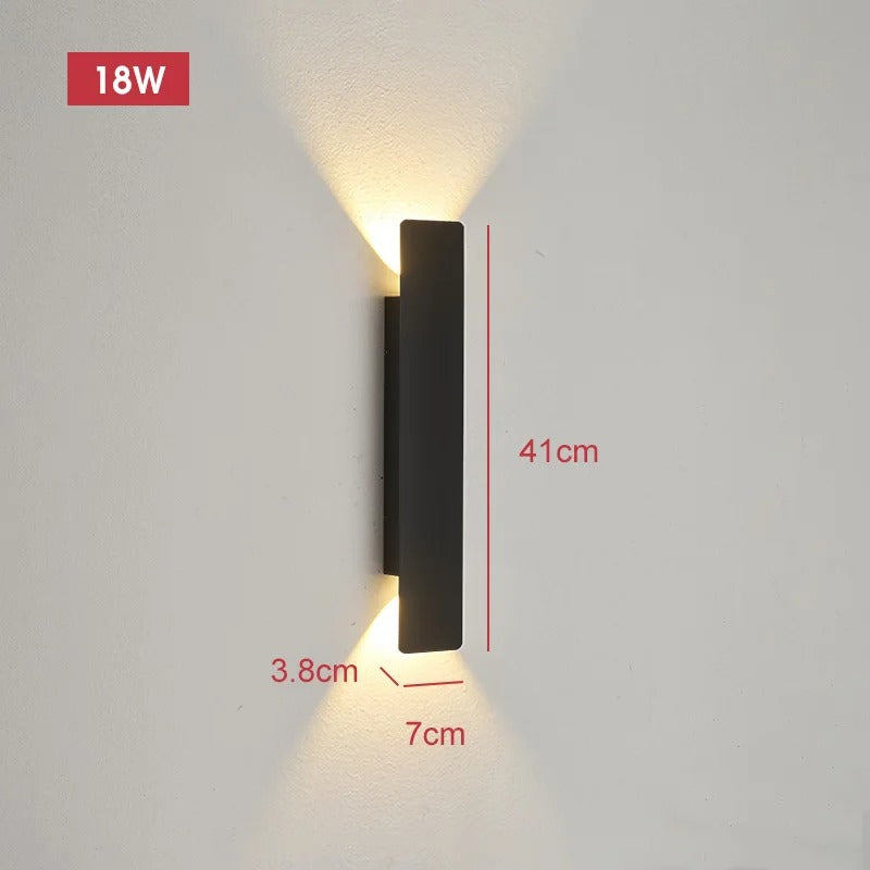 StriaGlow Wall | Slanke LED strip wandlamp voor binnen en buiten
