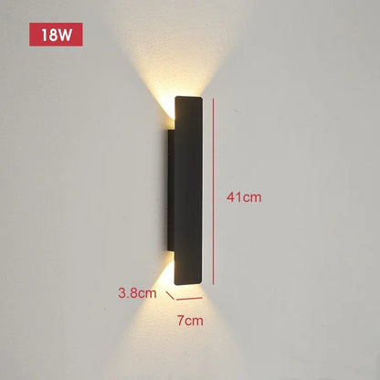 StriaGlow Wall | Slanke LED strip wandlamp voor binnen en buiten