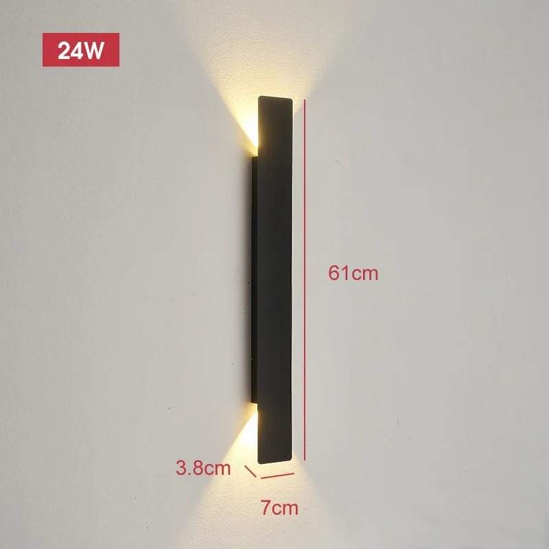 StriaGlow Wall | Slanke LED strip wandlamp voor binnen en buiten