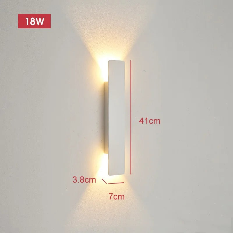 StriaGlow Wall | Slanke LED strip wandlamp voor binnen en buiten