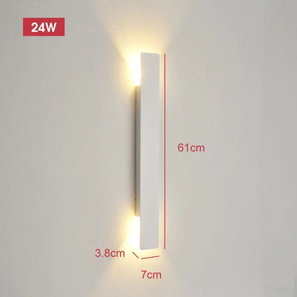 StriaGlow Wall | Slanke LED strip wandlamp voor binnen en buiten