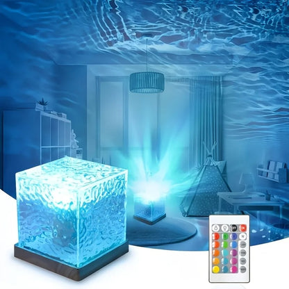 OceanAura Projector | 16-kleuren aurora projector lamp voor rustgevende oceaanverlichting