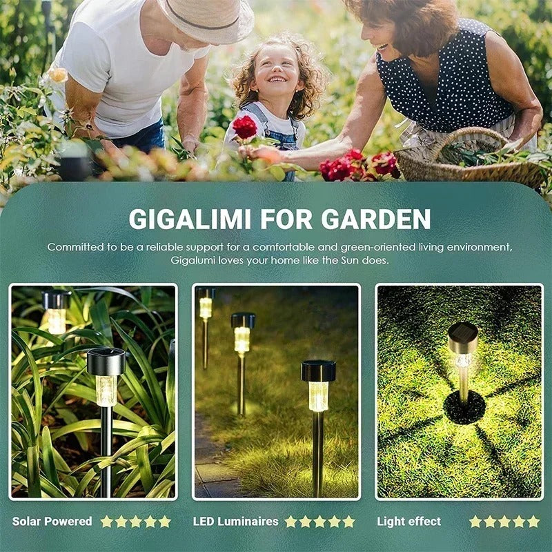 PathLume Solar | Solar tuinlampen voor sfeervolle en veilige paden (set van 10)