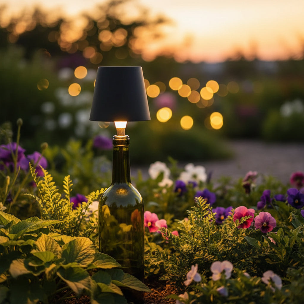 BottleGlow Touch | Draadloze LED fleslamp voor sfeervolle tafelmomenten